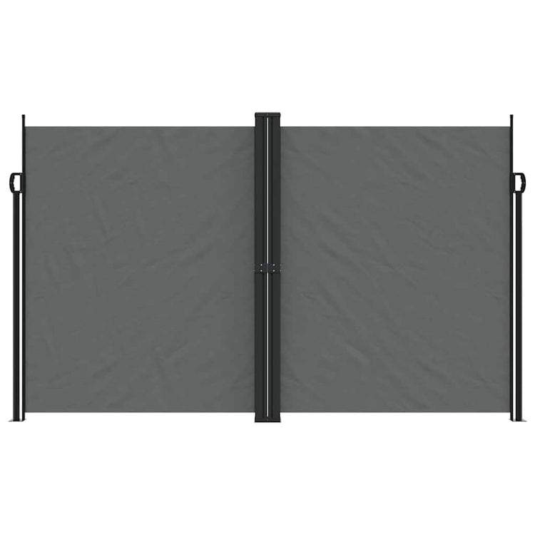 En pare-brise Vidaxl extensible 200x600 cm anthracite -colored