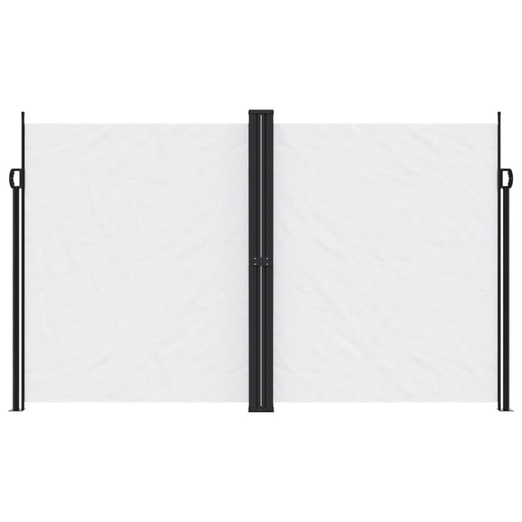 Pare-brise vidaxl extensible 200x600 cm blanc