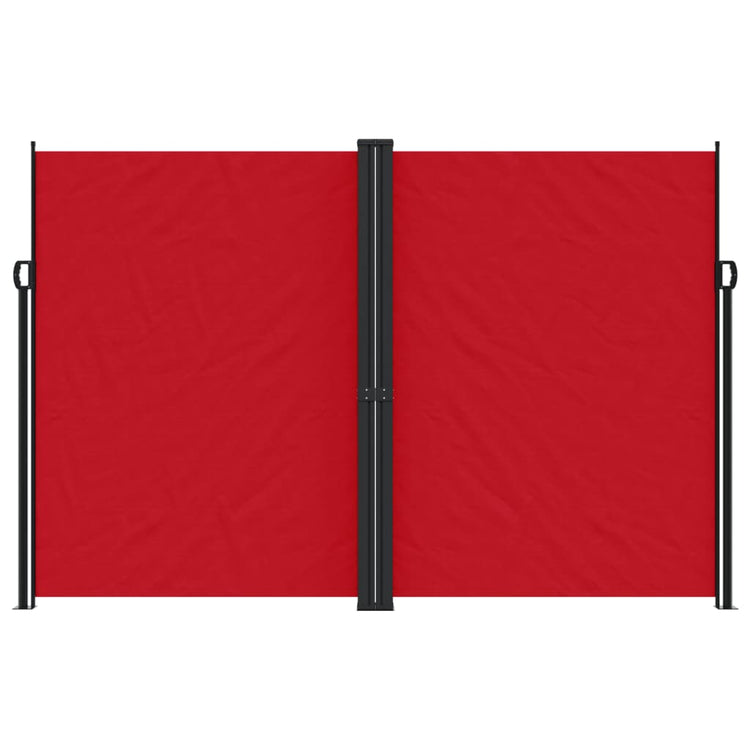 Pare-brise Vidaxl extensible 220x600 cm rouge