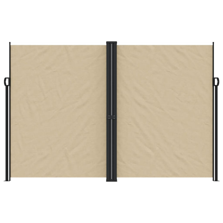 Pare-brise vidaxl extensible 220x600 cm beige