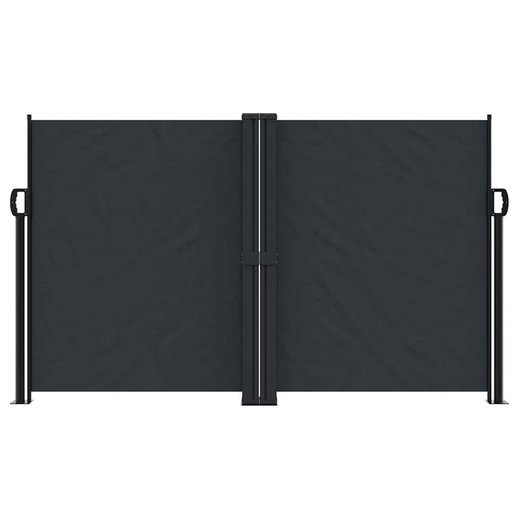 Pare-brise vidaxl extensible 140x1000 cm noir