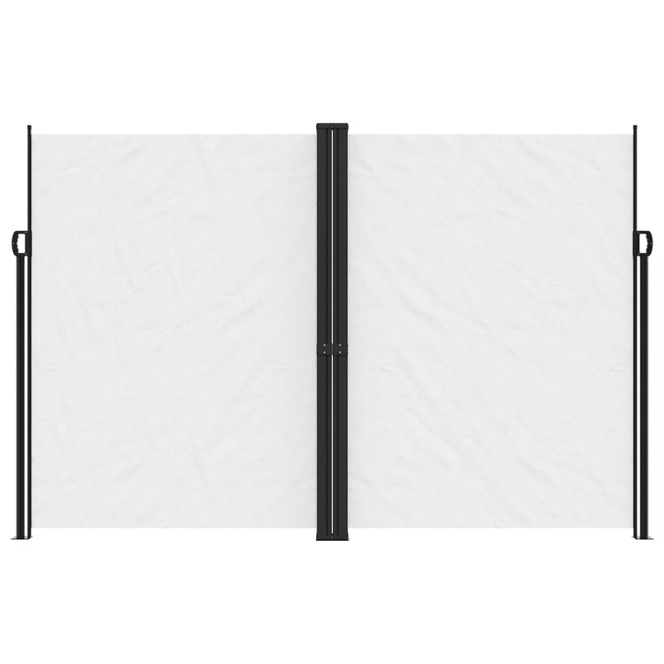 Pare-brise Vidaxl extensible 220x1000 cm blanc