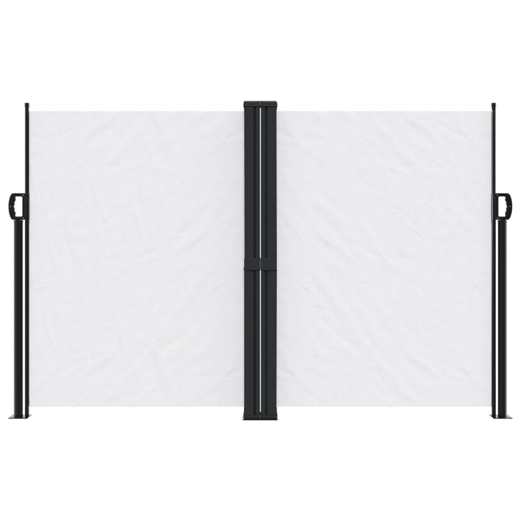 Pare-brise Vidaxl extensible 160x1200 cm blanc