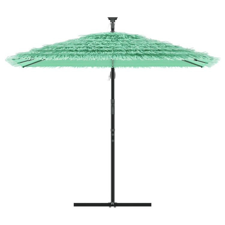 Vidaxl parasol avec poteau en acier 246x246x230 cm vert