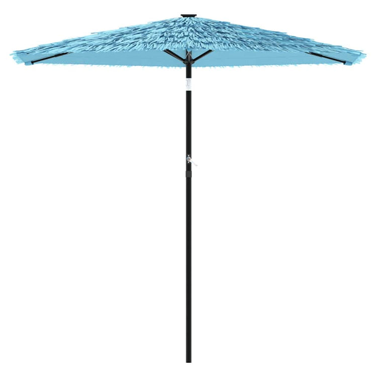 Parasol vidaxl avec poteau en acier 268x268x226 cm bleu