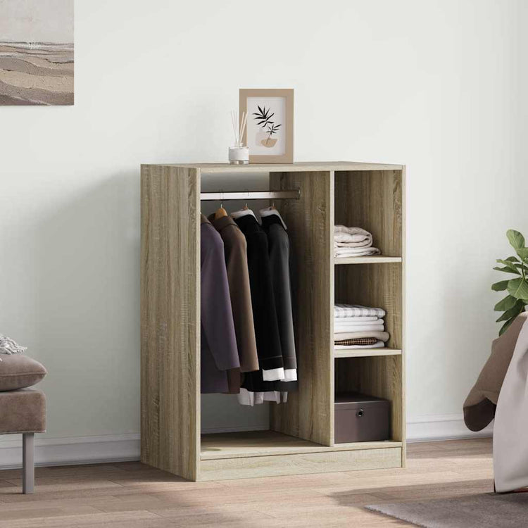 Vidaxxl armoire 77x48x102 cm dérivé du bois chêne sonoma coloré