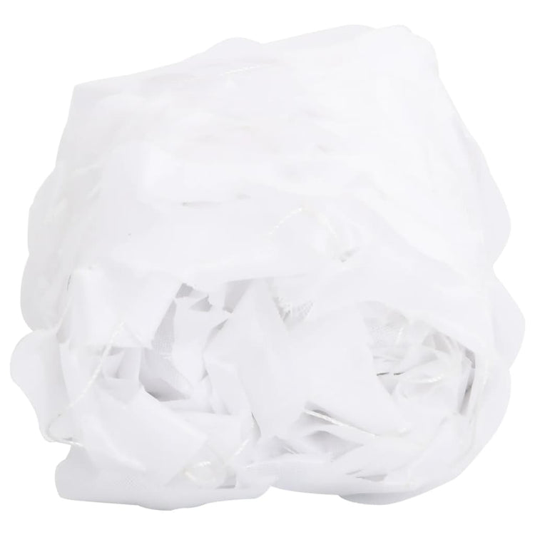 Vidaxl camoufagenet avec sac de rangement 809x207 cm blanc