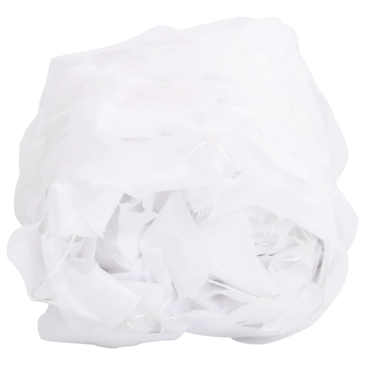 Vidaxl camoufagenet avec sac de rangement 614x581 cm blanc