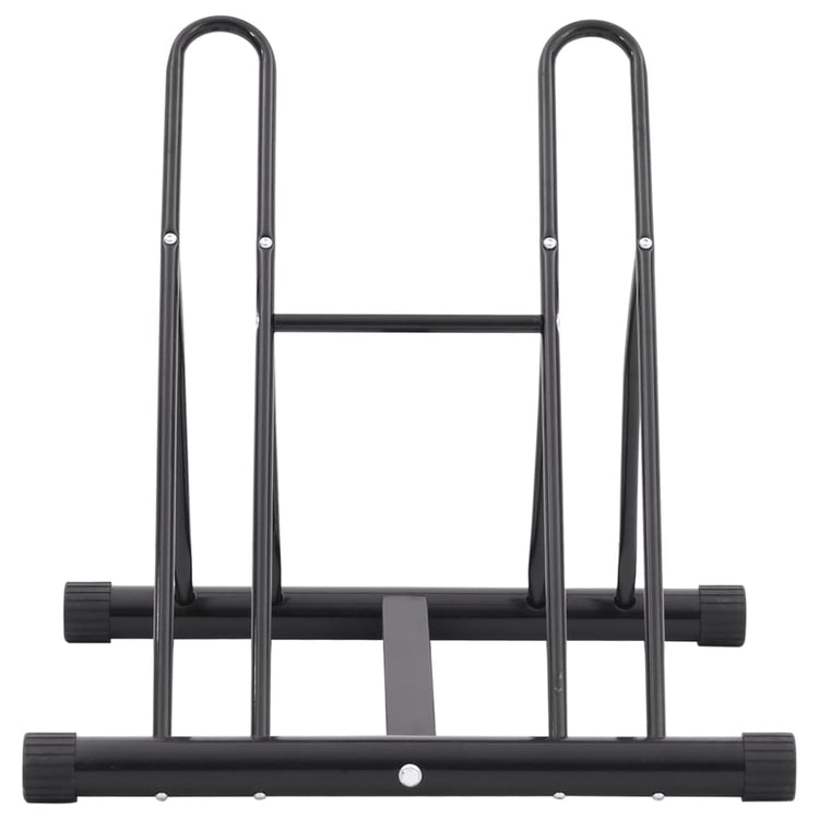 Support à vélo Vidaxx pour 2 vélos, acier autoportant