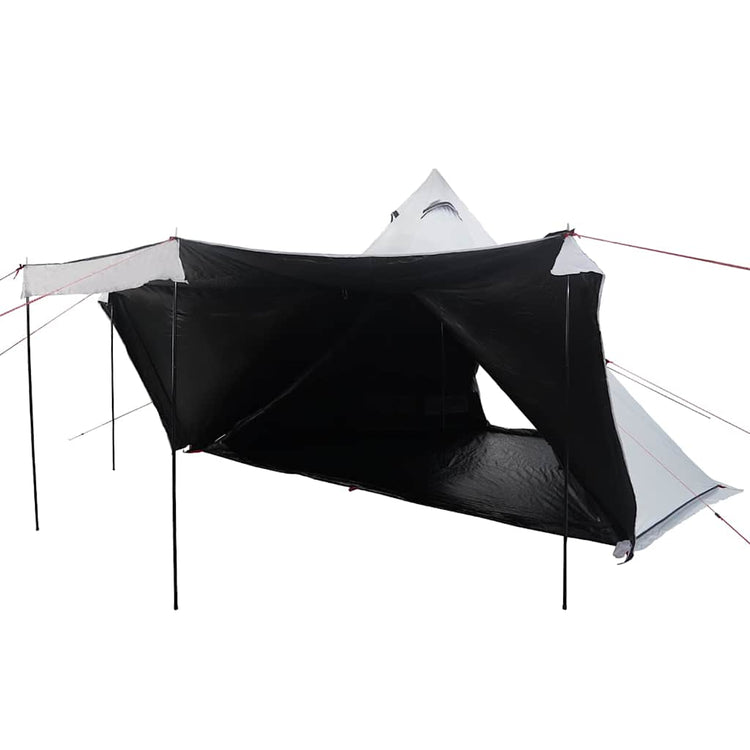 Vidaxl tissu de 6 personnes imperméabilisées à 6 personnes blanches