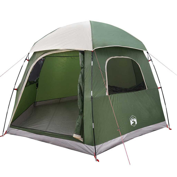 VidaXL tente familiale igloo 6 personnes vert imperméable