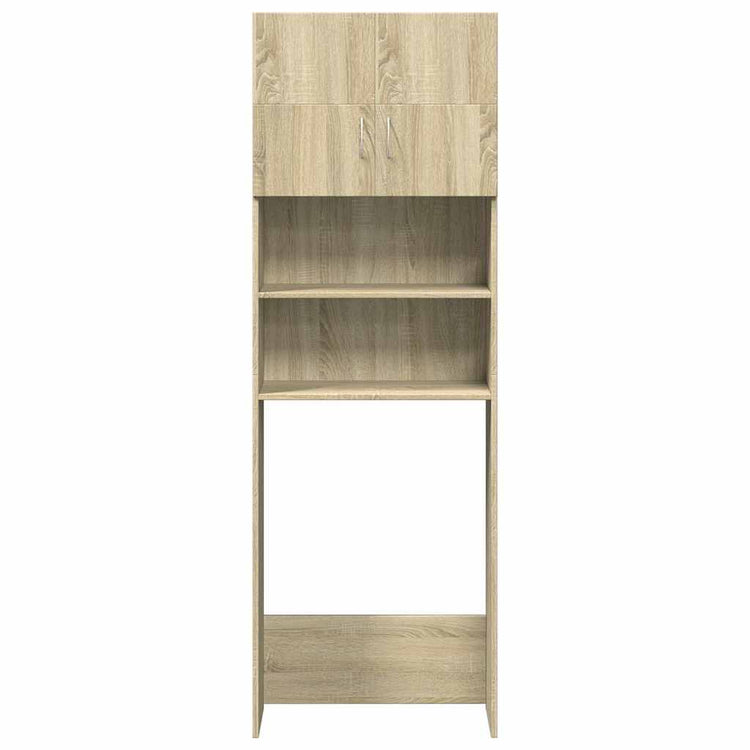 Vidaxl Washing Machine Counboard 64x25.5x190 cm Wood Sonoma Oak -Colored