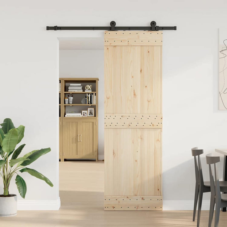 Vidaxxl boîte avec pièces pour porte coulissante 152,5 cm acier noir