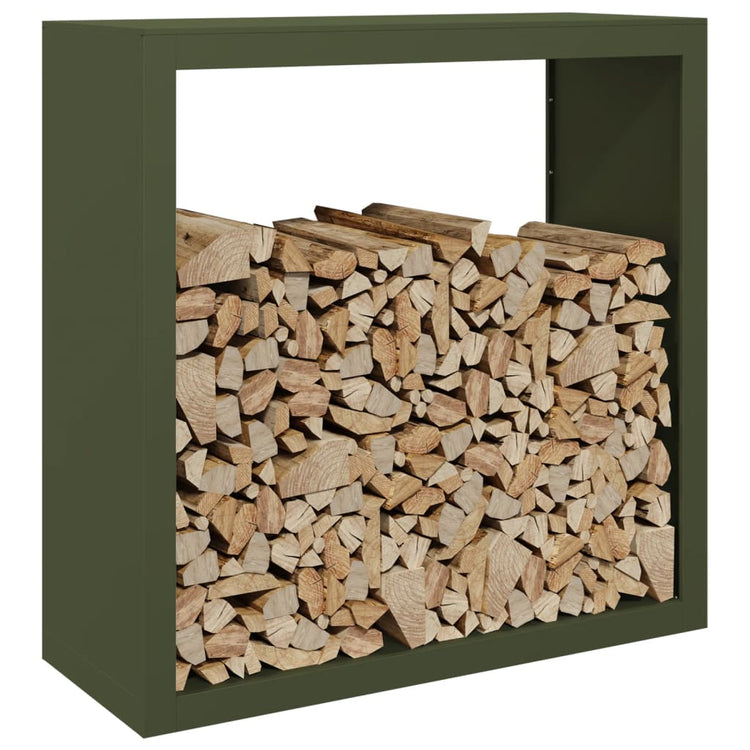 Fidaxl Foyer 100x40x100 cm en acier vert