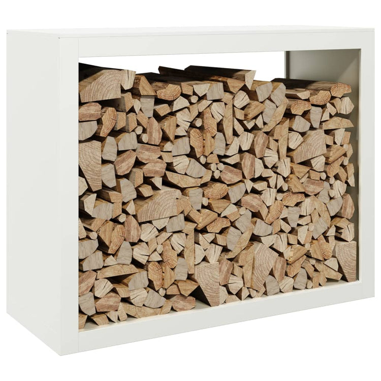Fidaxl Foyer 100x40x80 cm en acier blanc