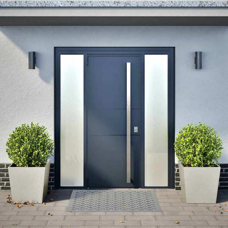 Jardiers Vidaxl 2 ST 50x50x50 cm en acier inoxydable