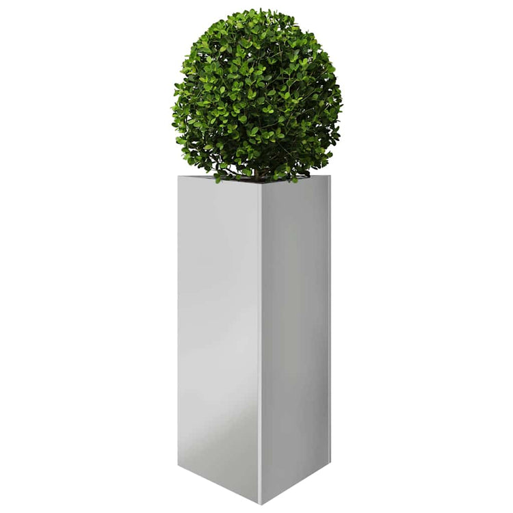 Vidaxl Planter triangle 40x40x75 cm en acier galvanisé