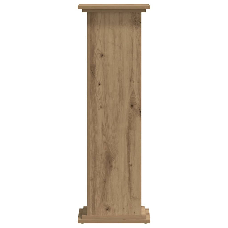 Support à plantes Vidaxx 33x33x100 cm en bois travaillé, chêne artisanal