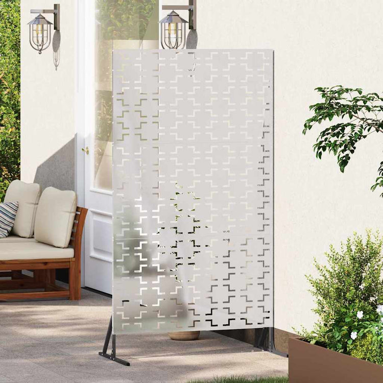 Vidaxx brise-vue gris 100 x 50 x 180 cm acier