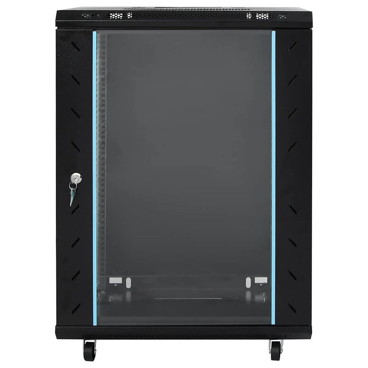 Armoire de réseau Vidaxl 15h 19 IP20 53x40x80 cm noir