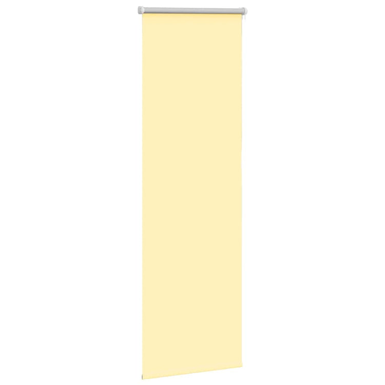 VidaXL store enrouleur 45x175 cm tissu occultant largeur 40,7 cm jaune