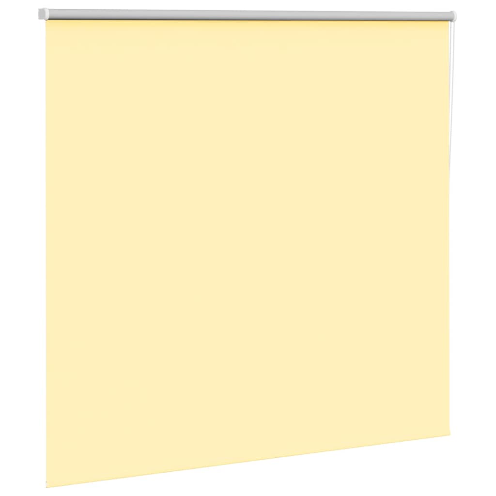 VidaXL store enrouleur 145x175 cm largeur de tissu 141,6 cm jaune occultant