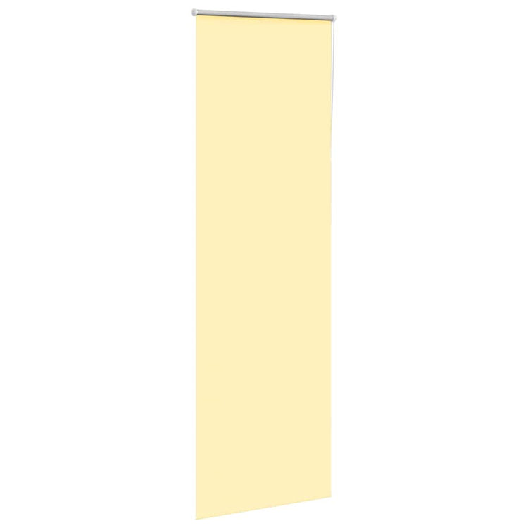 Vidaxx store enrouleur occultant 80x230 cm, largeur du tissu 75,7 cm jaune