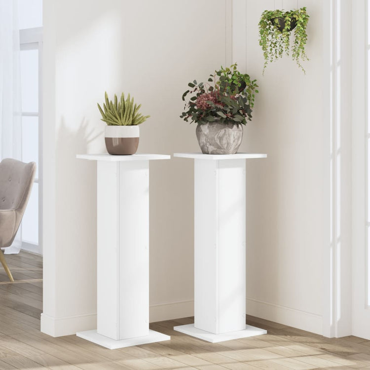 Normes de plante Vidaxl 2 ST 30x30x80 cm Bois de bois transformé
