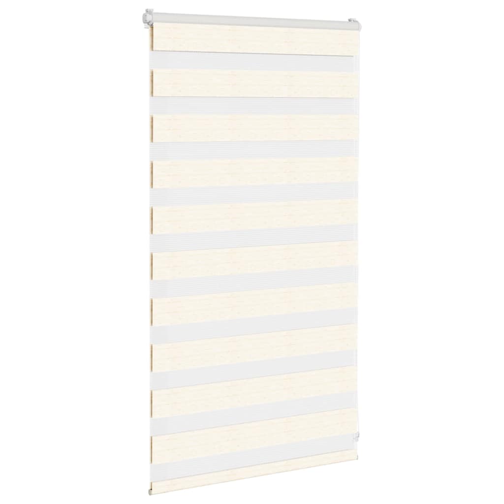 Vidaxl Zebra Rouleau aveugle 80x100 cm Largeur de poussière 75,9 cm Marmerbeige