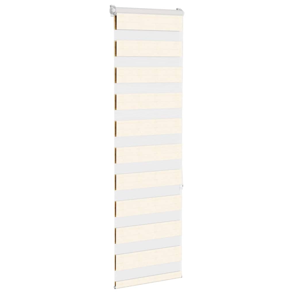 Vidaxl Zebra aveugle 50x150 cm Largeur de poussière 55,9 cm Marmerbeige en polyester