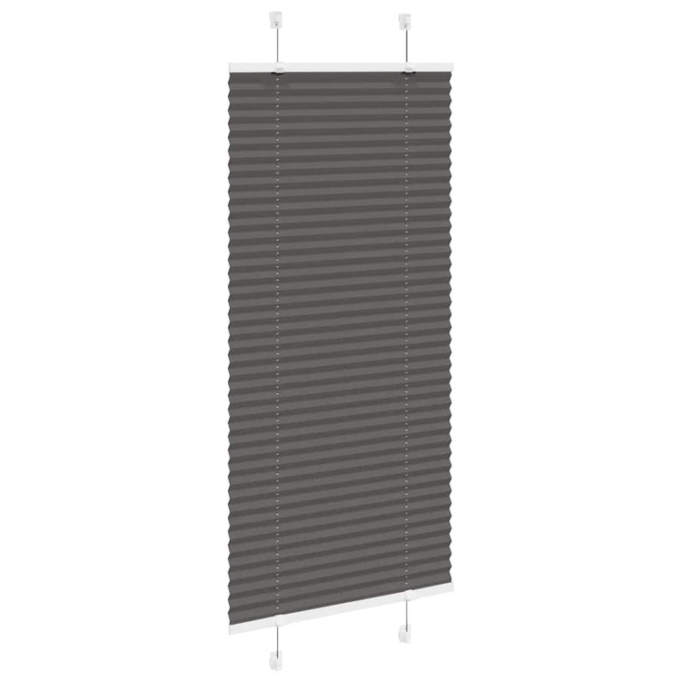 Vidaxx store enrouleur plissé 65x100 cm largeur de tissu 64,4 cm polyester noir