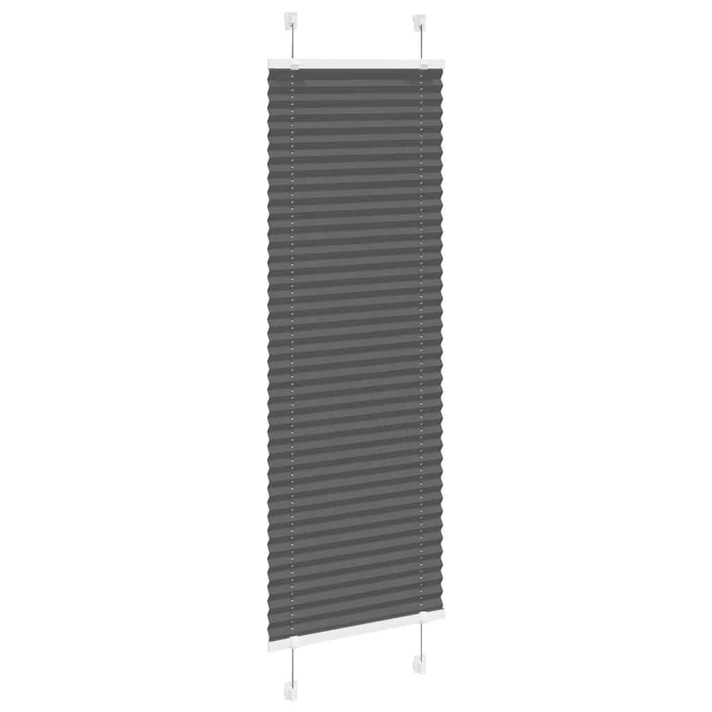Vidaxx store enrouleur plissé 50x150 cm largeur de tissu 49,4 cm polyester noir