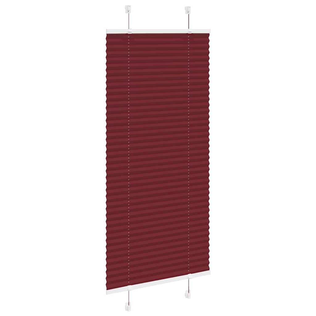 Vidaxx store enrouleur plissé 55x150 cm largeur de tissu 54,4 cm rouge bordeaux