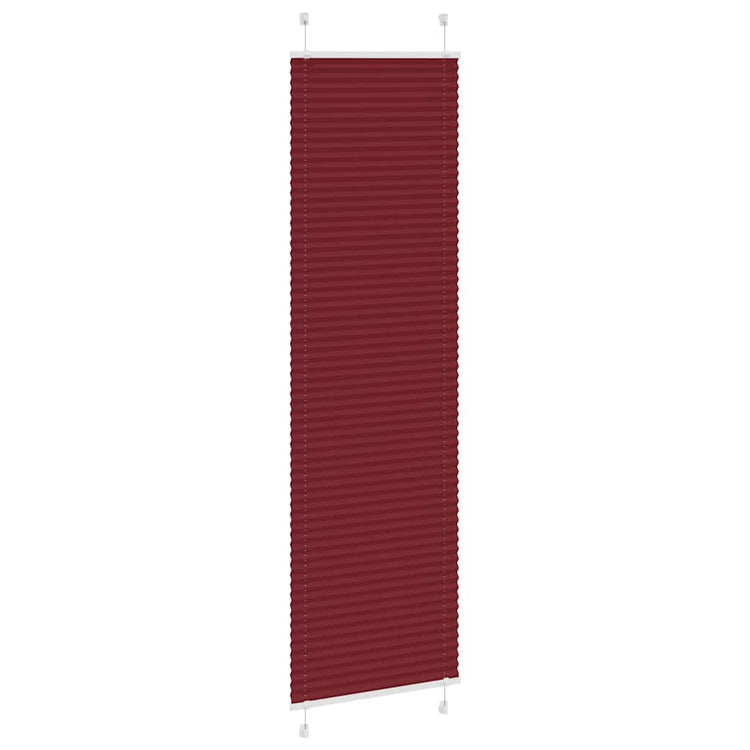 Vidaxx store enrouleur plissé 65x200 cm largeur de tissu 64,4 cm rouge bordeaux