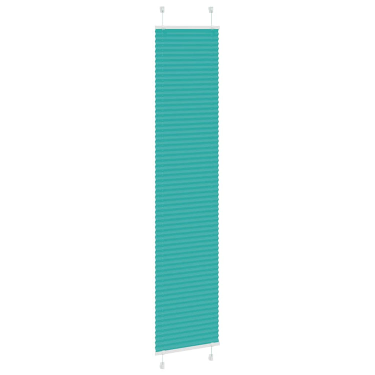 Vidaxx store enrouleur plissé 45x200 cm largeur de tissu 44,4 cm vert pétrole