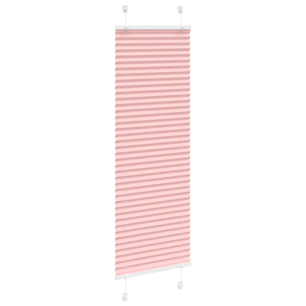 Vidaxx store enrouleur plissé 40x150 cm largeur de tissu 39,4 cm polyester rose