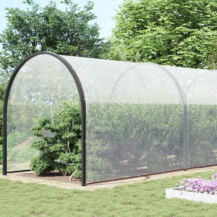 Vidaxl Tarpauline transparente avec anneaux de voile 10x10 m polyéthylène
