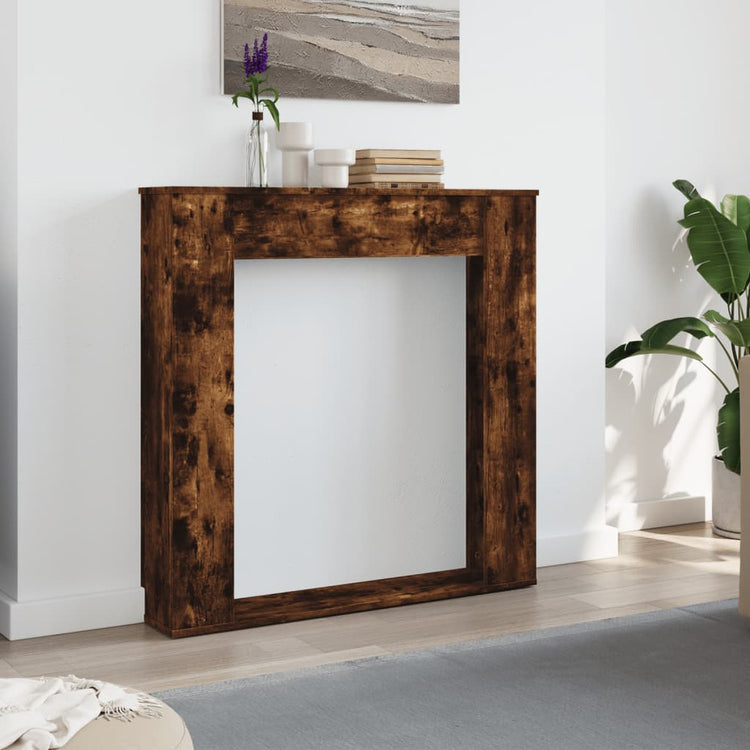 Habillage de cheminée Vidaxx 100x20x100 cm bois traité, chêne fumé