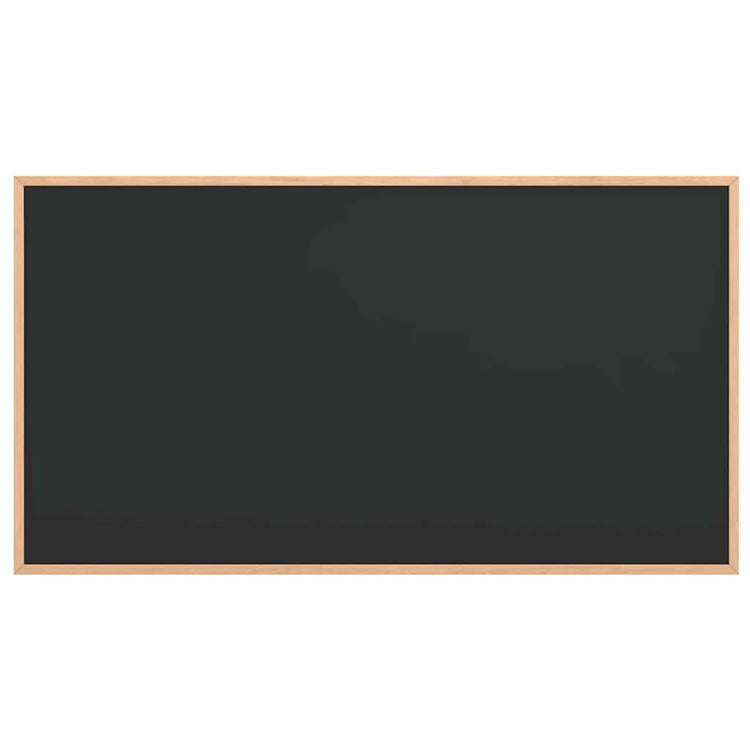 Tableau Vidaxx avec cadre en pin massif noir 100x55 cm