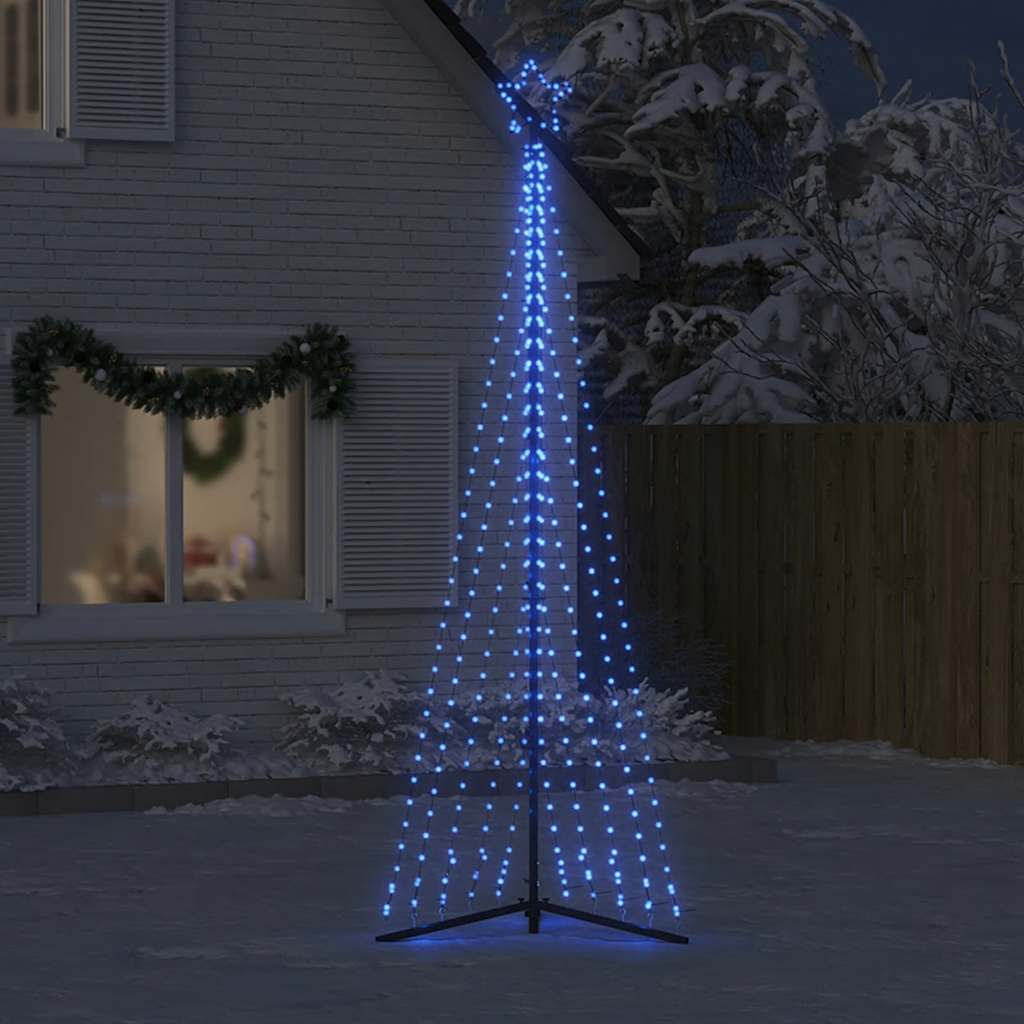Vidaxl LED Arbre de Noël 495 LEDS 300,5 cm bleu