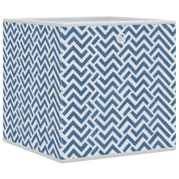 Boîtes de rangement vidaxl 10 pcs pliables 32x32x32 cm en tissu non connecté