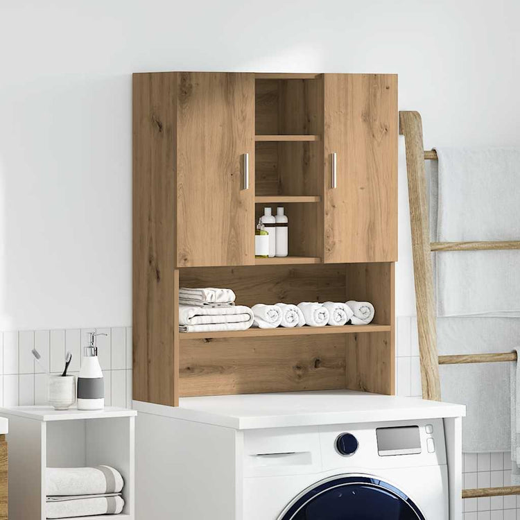 Vidaxl Washing Machine Cabinet 70.5x25.5x90 cm Couleur de chêne artisanal