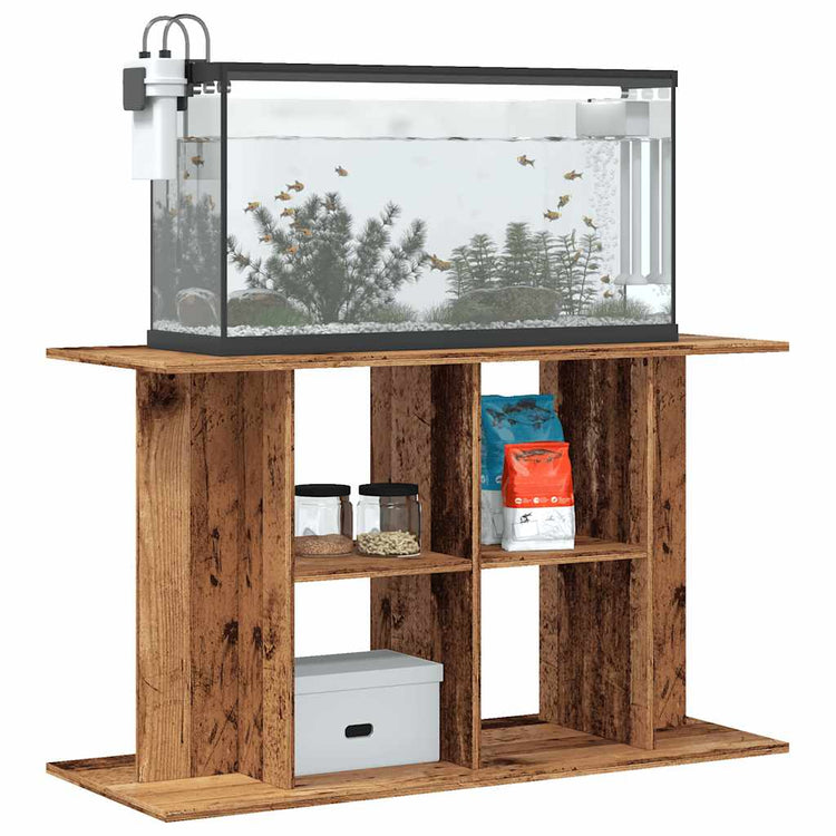 Vidaxl Aquarium Standard 100x40x60 cm Bois transformé Old Wood -Colored