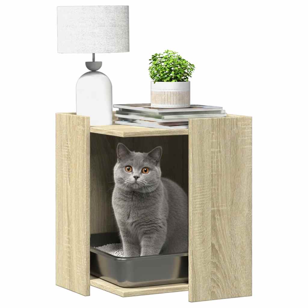 Vidaxl Cattenbakkast 42x42x51 cm Bois de chêne sonoma