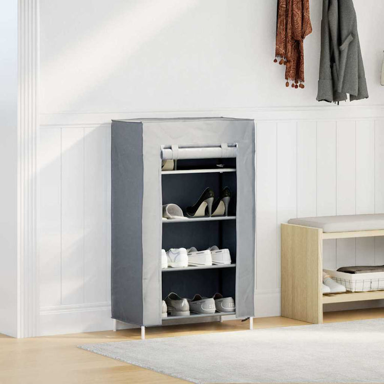 Vidaxx armoire à chaussures 60,5x30x97 cm gris intissé