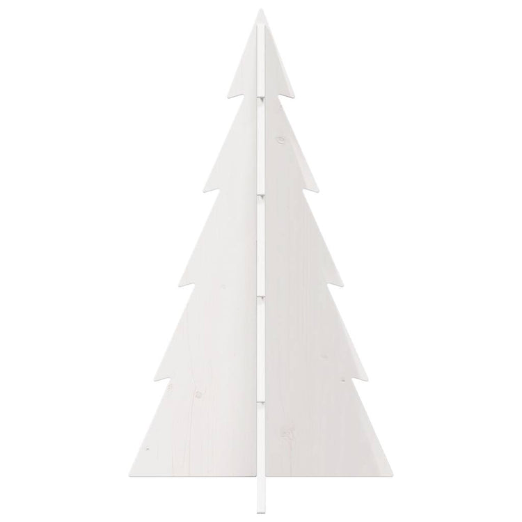 Vidaxl Christmas Decoration arbre de Noël 80 cm Pine solide blanc