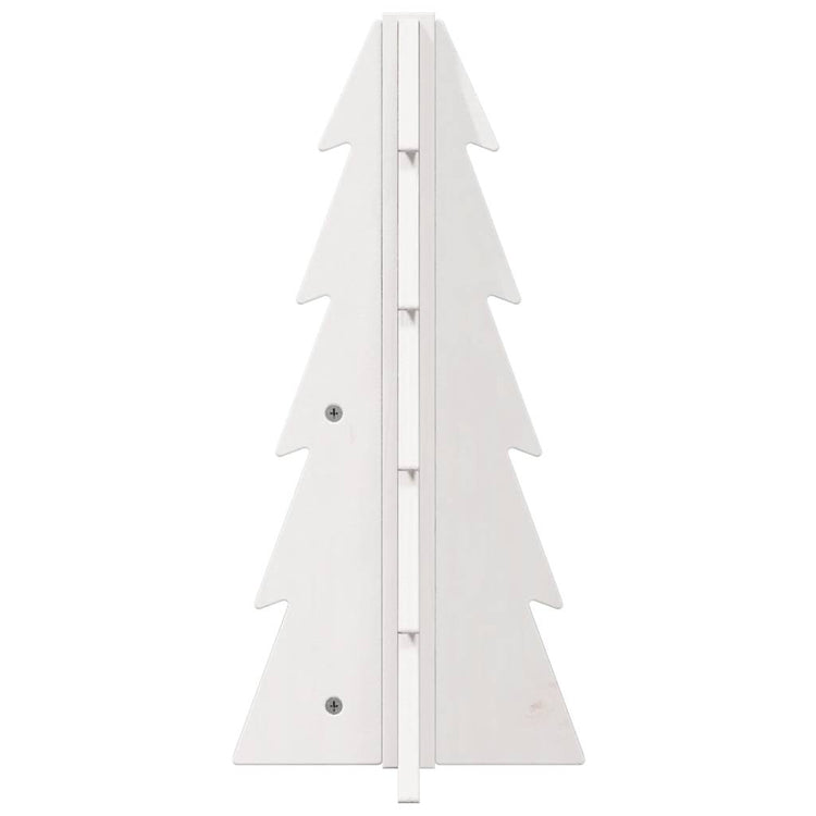 Vidaxl Décoration de Noël arbre de Noël 49 cm Pine solide blanc