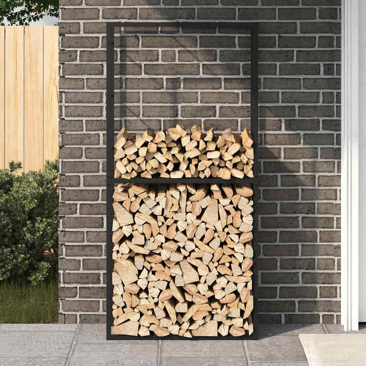 Fidaxl Foyer 100x30x209 cm en acier noir