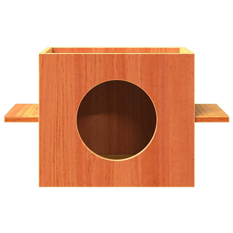 Vidaxl kattenhuis 51x35x30 cm en pin massif brun
