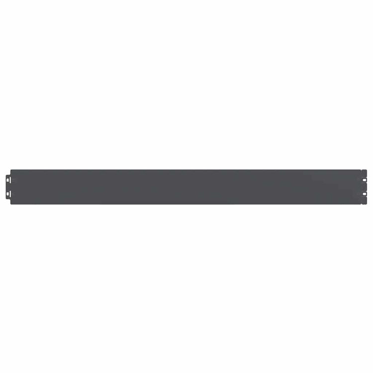 Vidaxl bordures de pelouse 50 pcs 10x103 cm acier laminé à froid anthracite